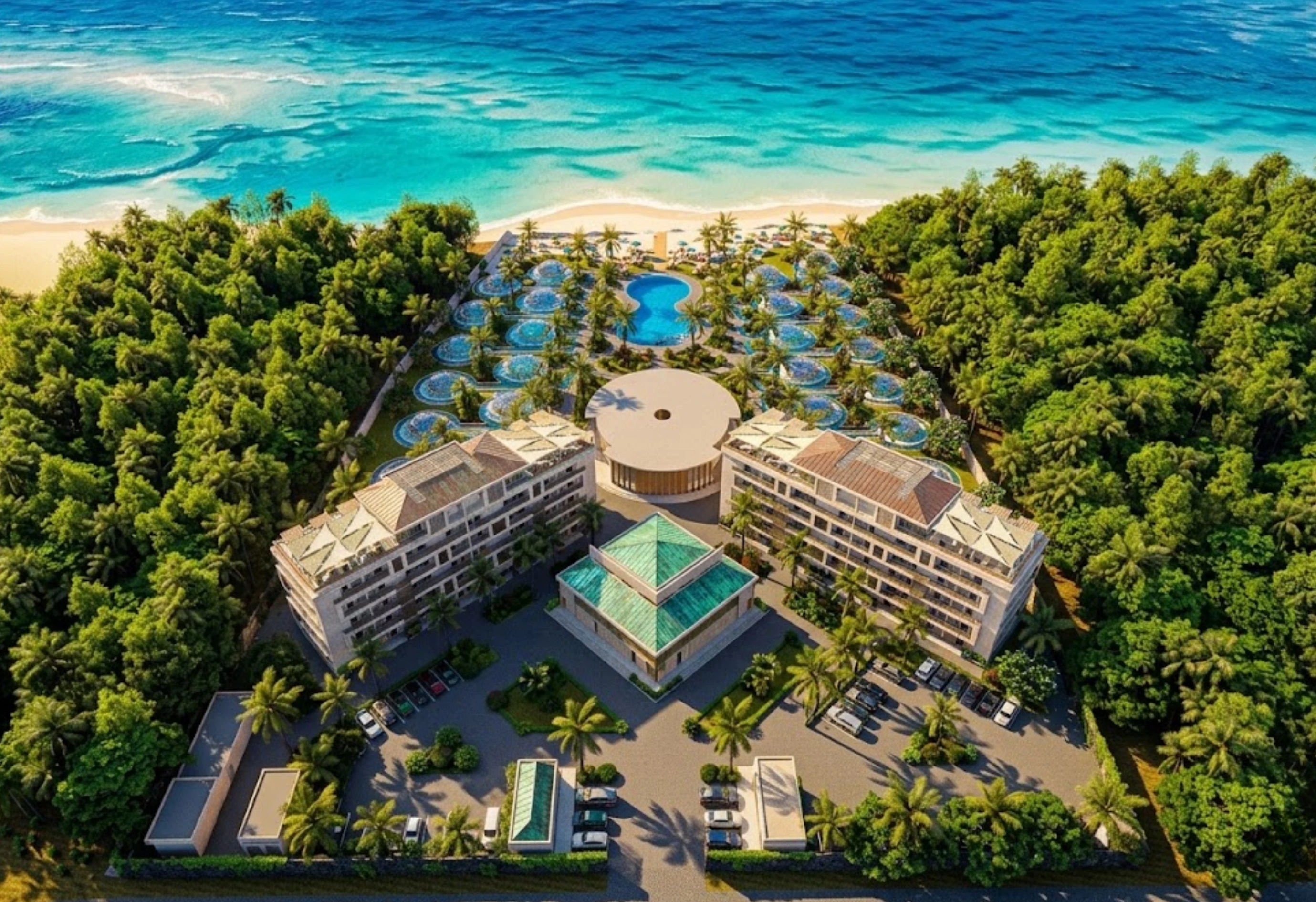 Zanzibar pristine beachfront